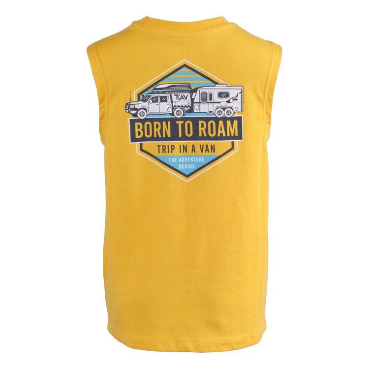 Cape Kids' Trip In A Van Born To Roam Tank Mustard