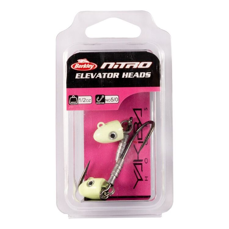 Berkley Nitro Elevator Heads #5/0 2OZ Jig Head Multicoloured 2 OZ