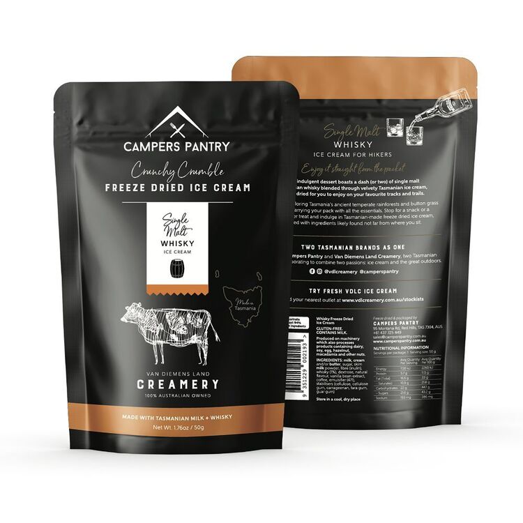 Campers Pantry Freeze Dried Icecream Whiskey Cream