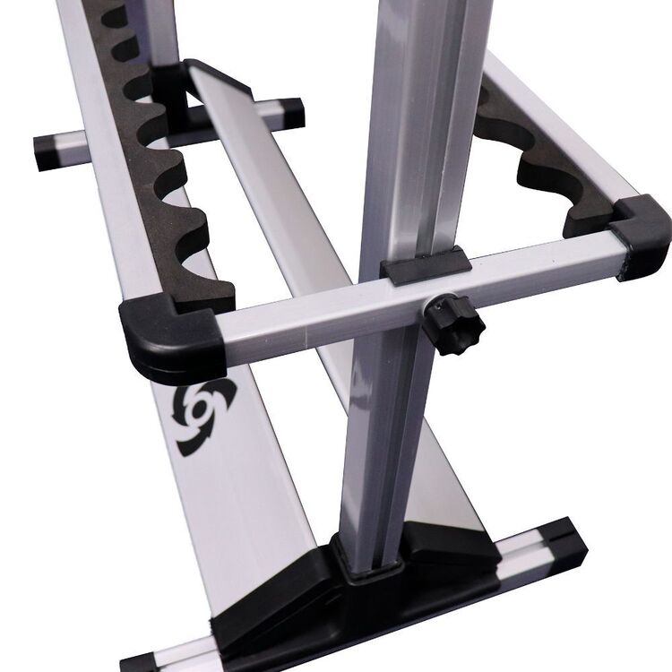 Atomic 30 Slot Aluminium Rod Rack Aluminium