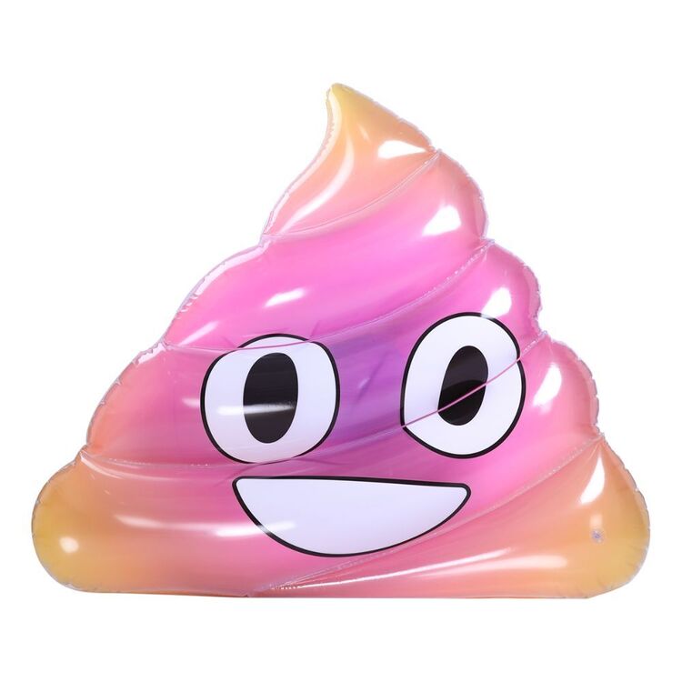 We Love Summer Unicorn Poo Pool Float Rainbow