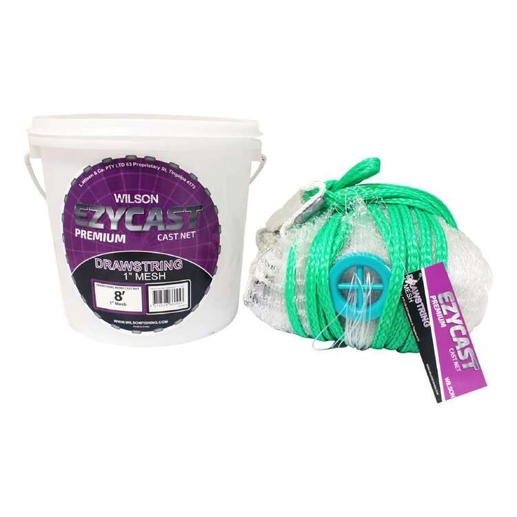 Wilson Ezy Cast Mono Net Drawstring 8' x 3/4'' .3mm Clear