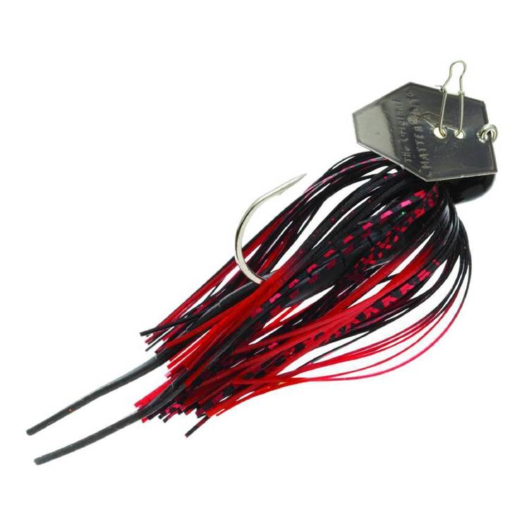 ZMan Original ChatterBait 3/8 oz Lure Black & Red