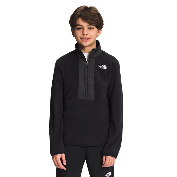 The North Face Kids' Glacier Quarter Zip Fleece Top TNF Black