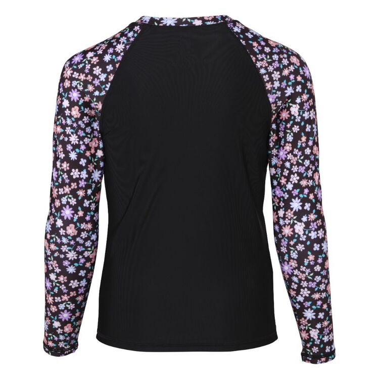 Body Glove Youth Girls Floral Long Sleve Rash Vest Floral
