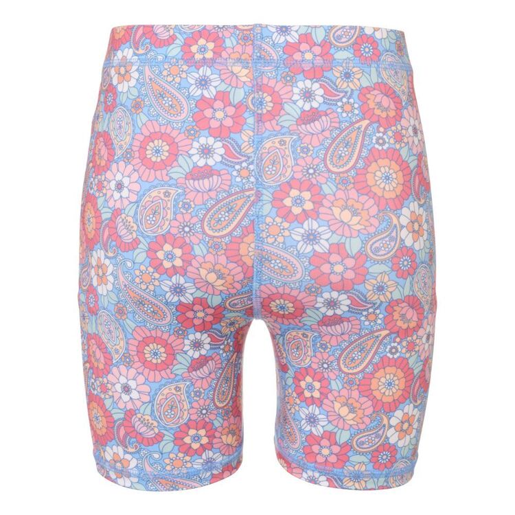 Trip In A Van Kids Bike Shorts Paisley Floral Aop