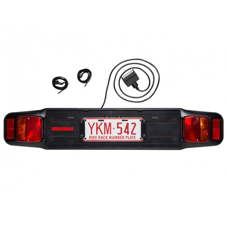 Yakima Lightmate Number Plate Holder With Lights Black