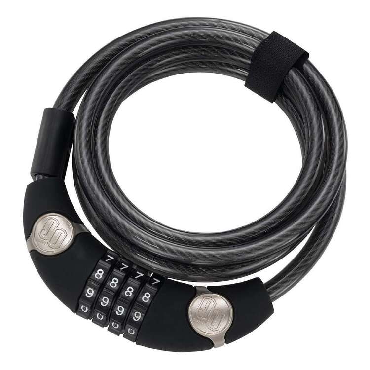 OnGuard Combo Coil Cable Lock 1850 mm Black 1850 mm