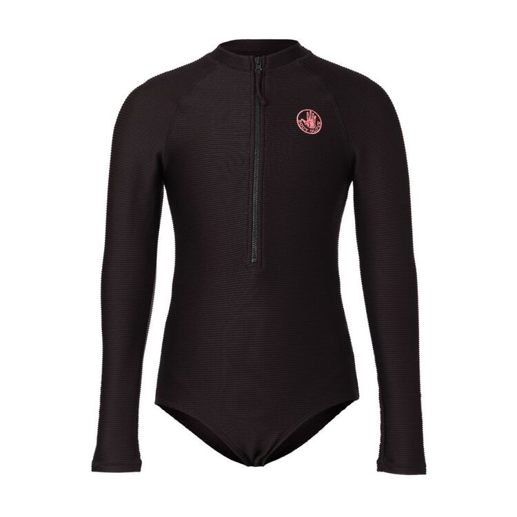 Body Glove Youth Ribbed Swimsuit Black