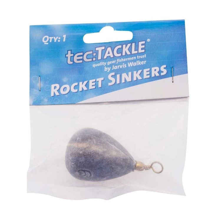 Jarvis Walker Tec Tackle Rocket Sinker With Swivel Pack