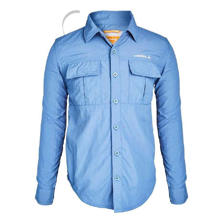 Cederberg Boys Roll Up Shirt Navy