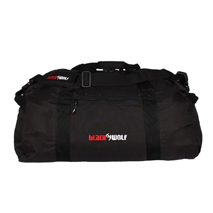 BlackWolf 100L Packaway Dufflepack Black