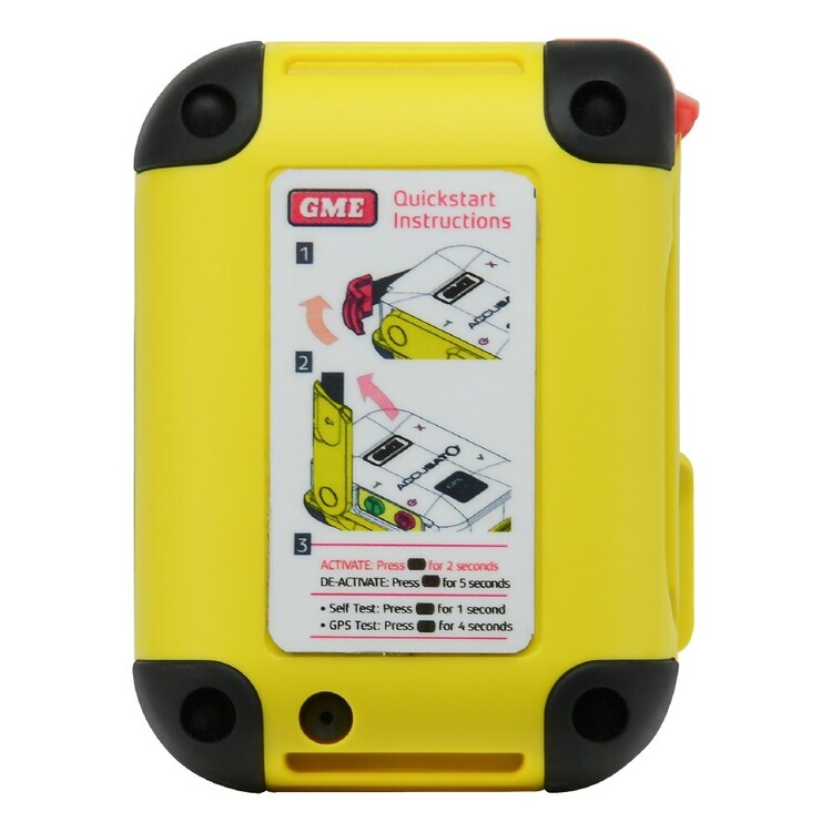GME MT610G 406 MHz Personal Locator Beacon with GPS Multicoloured