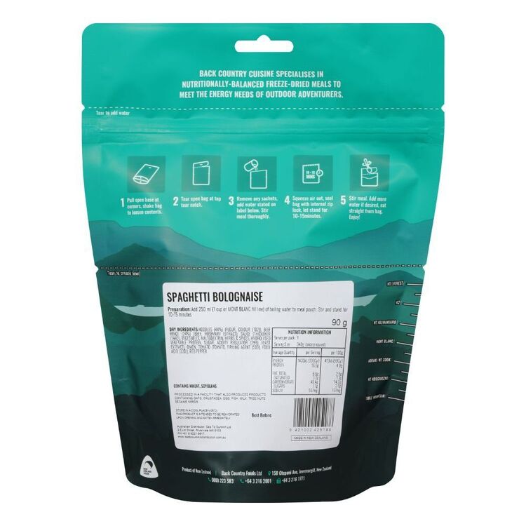 Back Country Spaghetti Bolognese Small