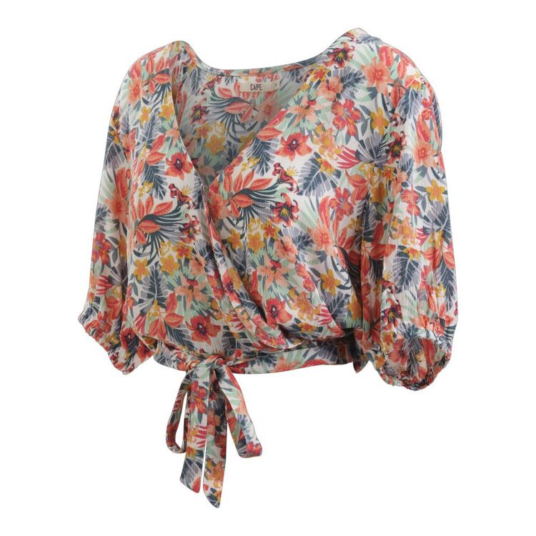 Cape Women's Eden Short Sleeve Shirt Tropical