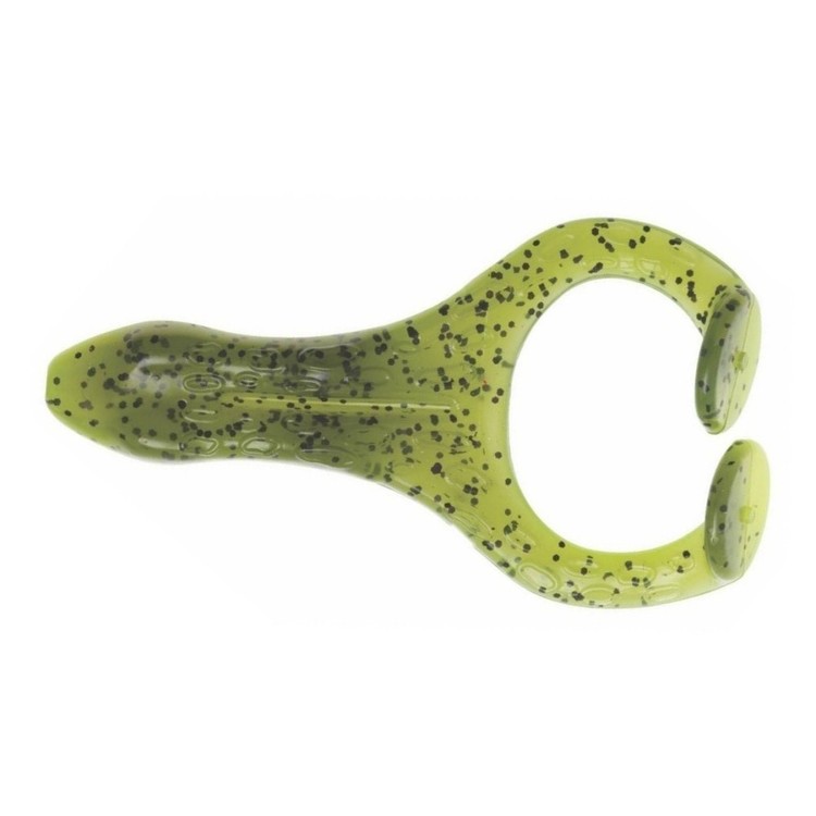 ZMan Finesse FrogZ 2.75'' Lures 4 Pack Watermelon Chartreuse