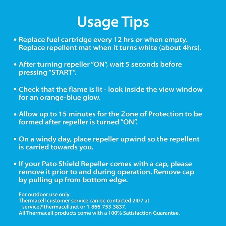 Thermacell Original Mosquito Repellent 48hr Refills Blue & White