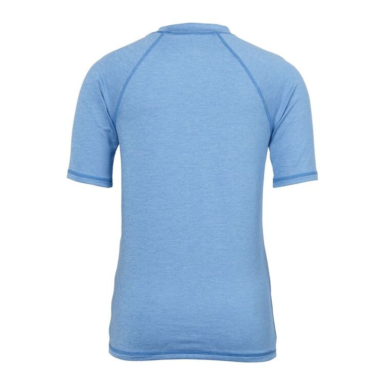 Body Glove Youth Marle Short Sleeve Rash Vest Blue