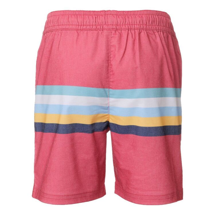 Cape Kids Boys Vintage Striped Shorts Red