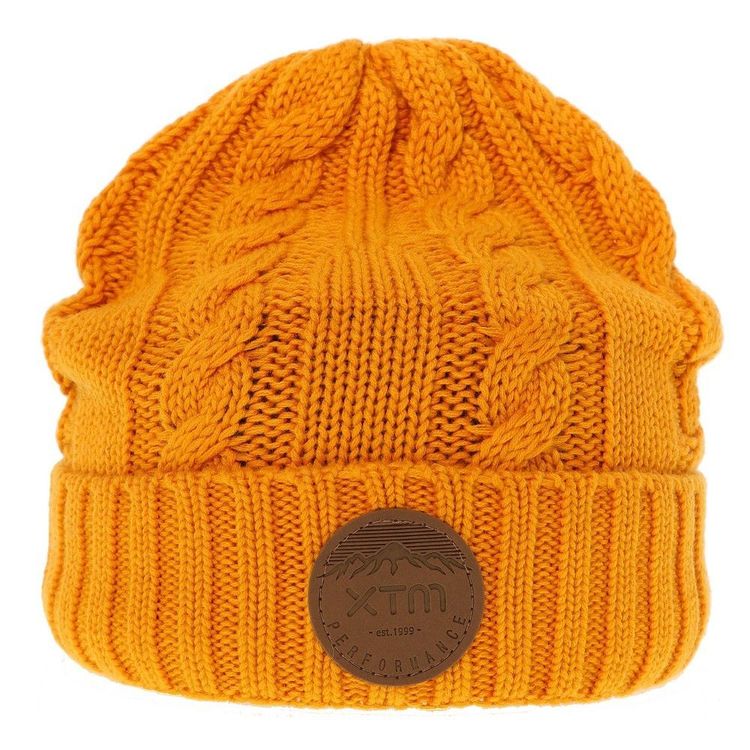 XTM Men's Fall Line Beanie Yellow One Size Fits Most