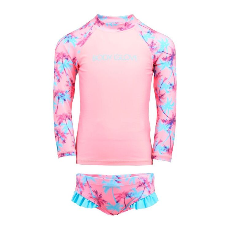 Body Glove Kids Noosa Print 2 Piece Swimsuit Pink