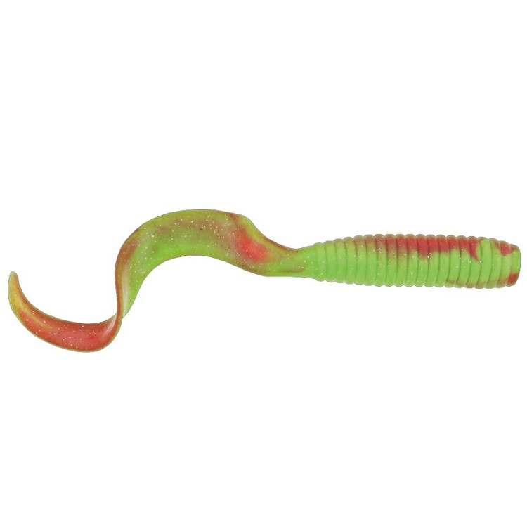 Berkley Gulp! Grub 6 Inch Lure Nuclear Chicken Glow