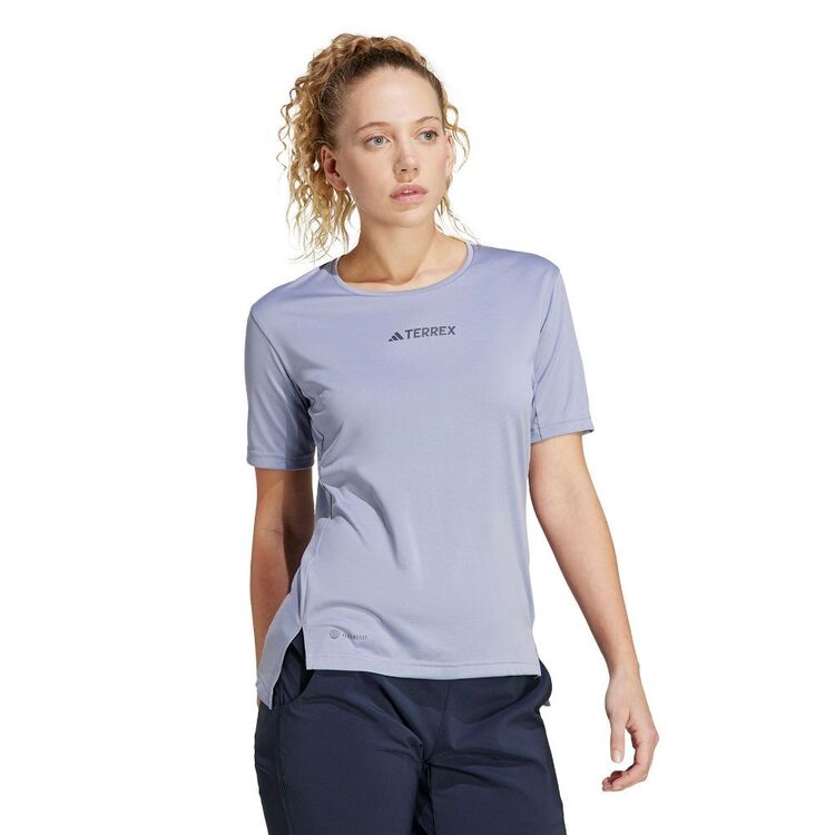 adidas Women's MT Tee Silver Violet