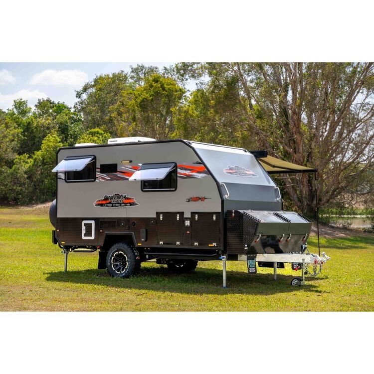 Austrack Gibb 14 Series 3 Hybrid Camper Grey
