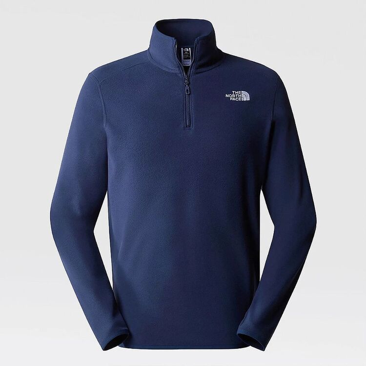 The North Face Men's 100 Glacier 1/4 Fleece Summit Navy