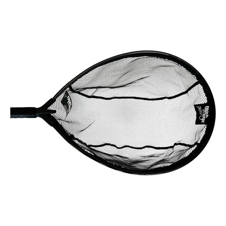 Black Magic Small Landing Net Incl. Belt & Bungee Clips Black Small