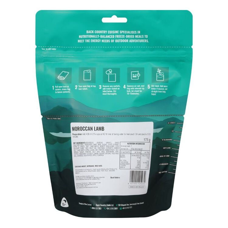 Back Country Morocan Lamb Regular