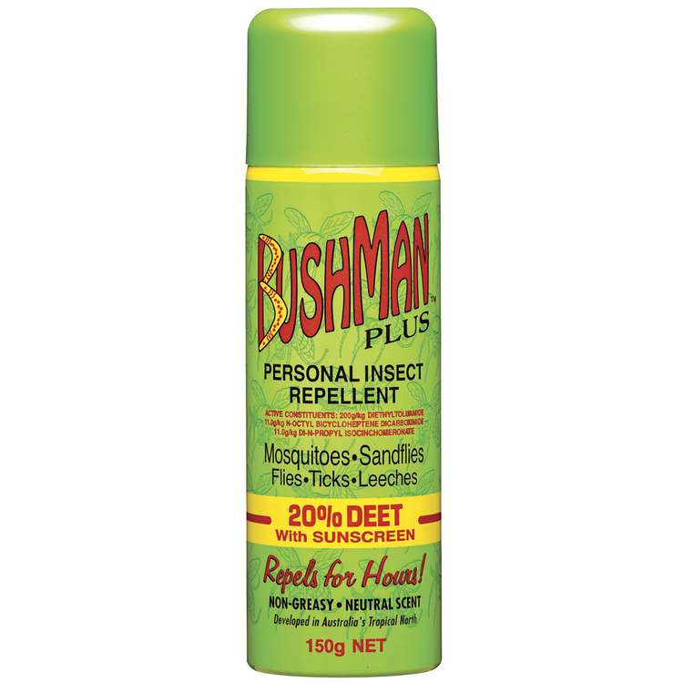 Bushmans Aerosol With Sunscreen Green