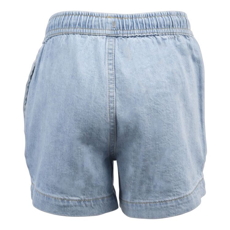 Cape Girl's Chambray Shorts Blue
