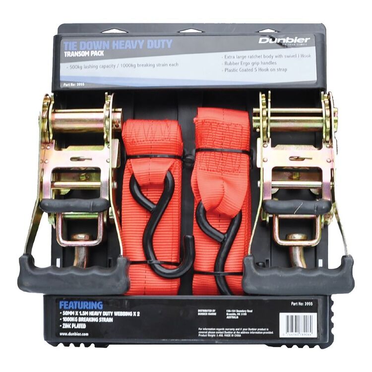 Ski-Hook Ratchet Tie-Downs Multicoloured