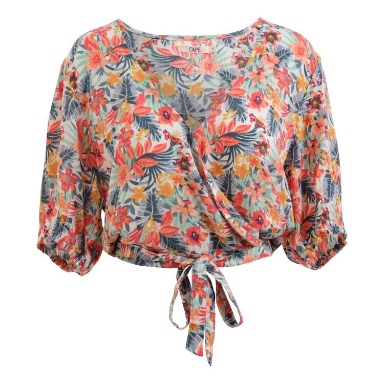 Cape Women's Eden Short Sleeve Shirt Tropical