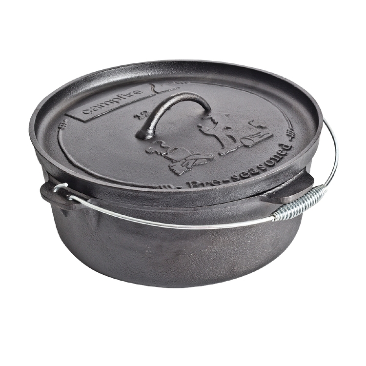Campfire Cast Iron Camp Oven 9 Quart