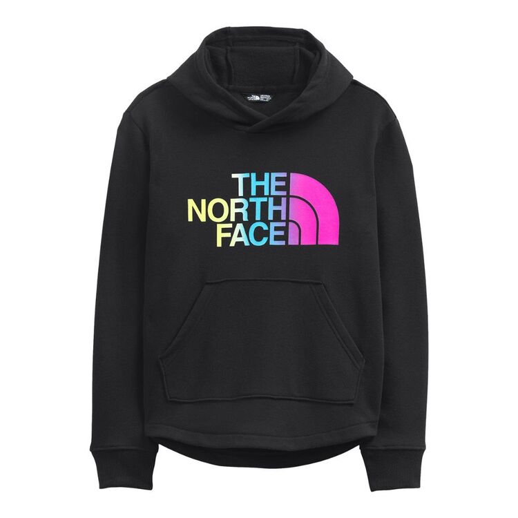 The North Face Girls' Camp Fleece Pullover Hoodie Tnf Black Multi
