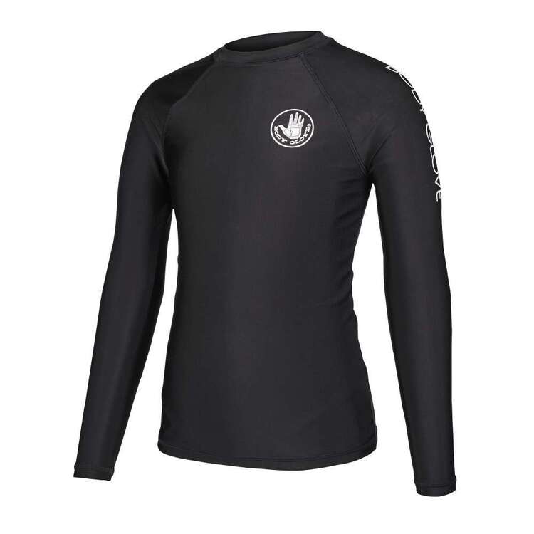 Body Glove Youth Core Brand Rash Vest Black