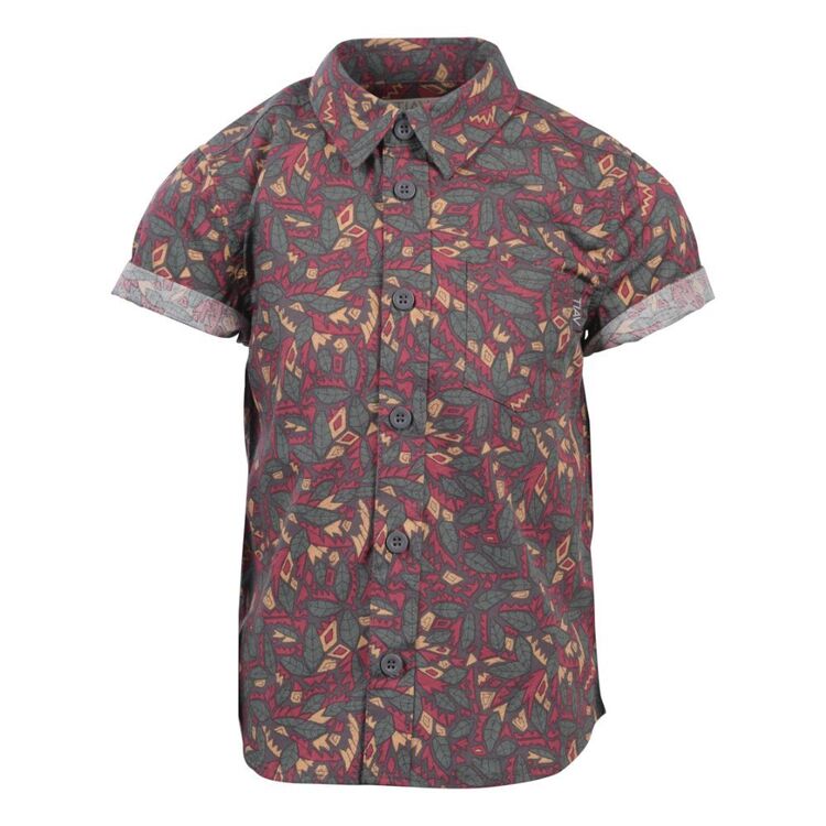 Trip In A Van Kids Pattern Shirt Abstract Leaves Aop