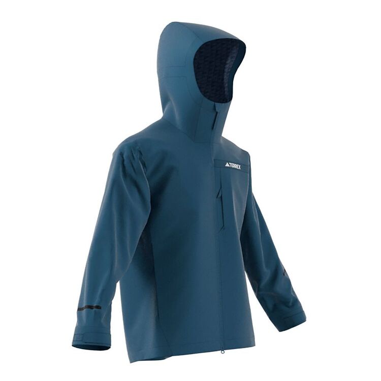 adidas Men's Terrex Multi Rain Jacket Steel/White