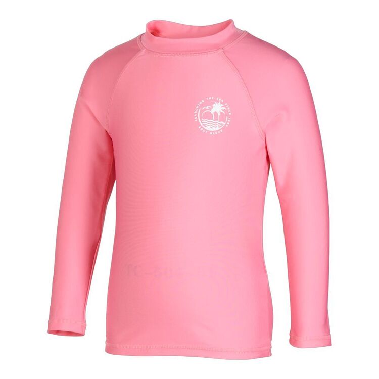 Body Glove Kids' Long Sleeve Search The Sea Rash Vest Pink
