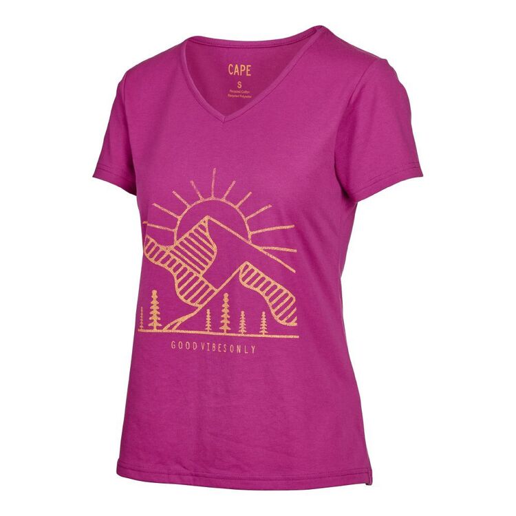 Cape Women's Lacey Orchid Mountain Tee
