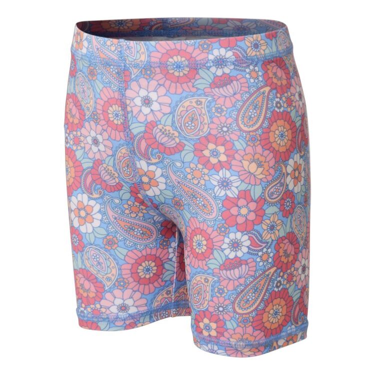 Trip In A Van Kids Bike Shorts Paisley Floral Aop