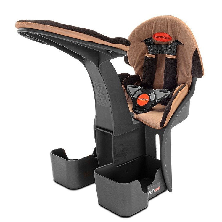 WeeRide Deluxe Child Bike Seat Black & Brown