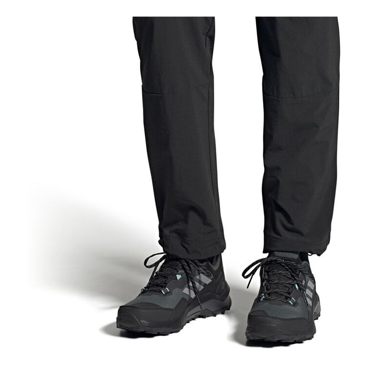 adidas Women's Terrex AX4 Gore-Tex Trail Shoes Core Black, Grey Three & Mint