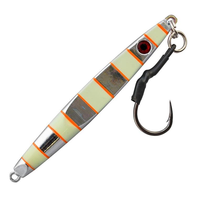 Black Magic 80g Knife Metal Jig Silver, Lumo & Orange 80 g