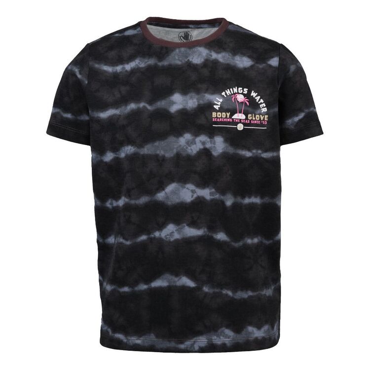 Body Glove Youth Boy's Tie Dye Tee Charcoal
