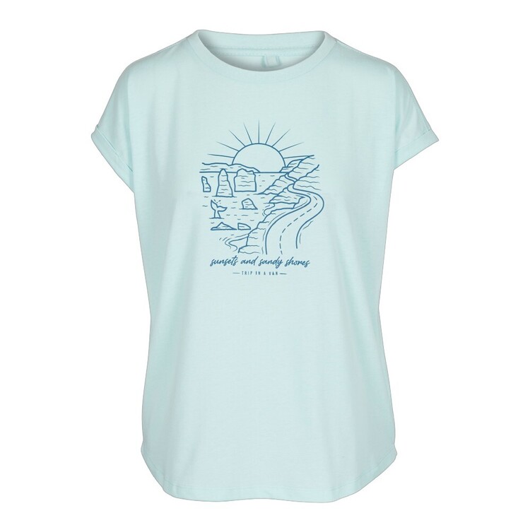 Trip In A Van Women's Loose Fit Tee Sky