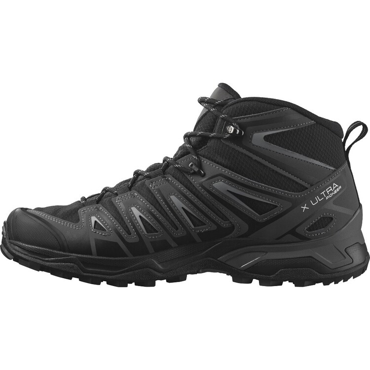 Salomon Men's X Ultra Pioneer Gore-Tex Mid Hiking Boots Black, Magnet & Monument
