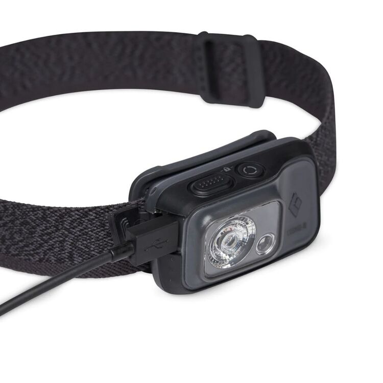 Black Diamond Cosmo 350 Lumen Rechargeable Headlamp Graphite 350 Lumens